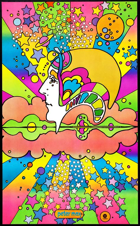 Peter Max | 1969 promo poster for Capitol Records | Peter max art ...