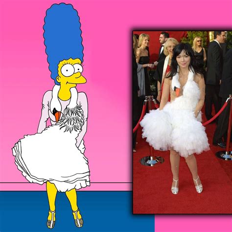 Marge Simpson Iconic Dresses by aleXsandro Palombo - RUNWAY MAGAZINE ...