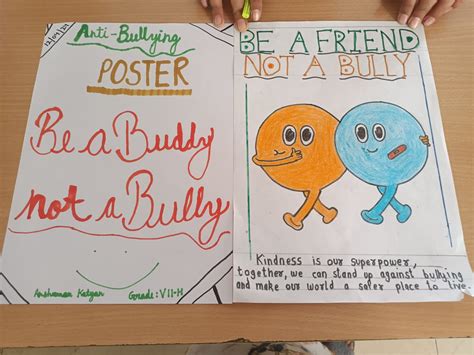 Grade VII HSCP Anti-Bullying Poster Making and Slogan Writing
