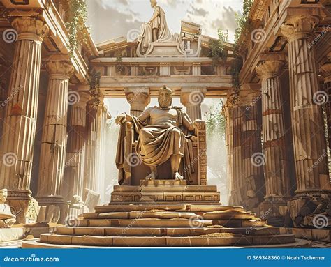 Statue Of Zeus At Olympia