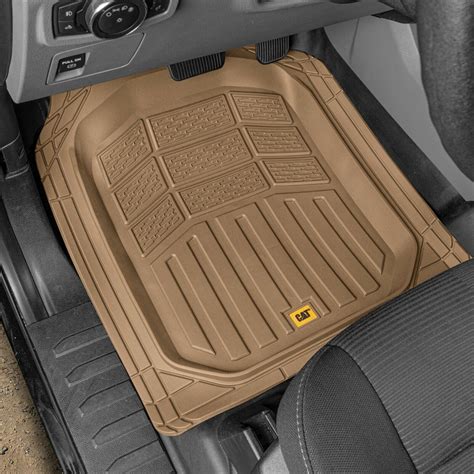 Caterpillar 3PC All Weather Truck Line Floor Mats Set Heavy Duty Large ...