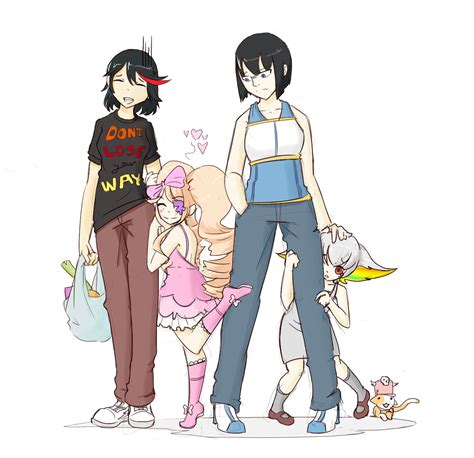 matoi ryuuko, kiryuuin satsuki, jakuzure nonon, harime nui, and ...