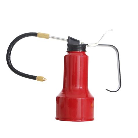 400ml Hand Pump Oil Can Tool, Pump Oiler Can with Spout Flexible | Hand ...