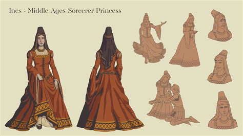 ArtStation - French Middle ages Sorcerer Princess