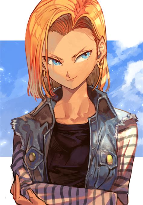 android 18 (dragon ball and 1 more) drawn by hungry_clicker | Danbooru