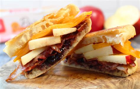 Apple Bacon Cheddar Grilled Cheese | Bays English Muffins
