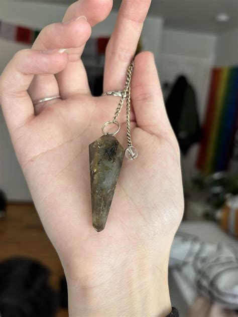 i just found my quartz pendulum after 4 years of it being lost, and now it’s cloudy : r/Wicca