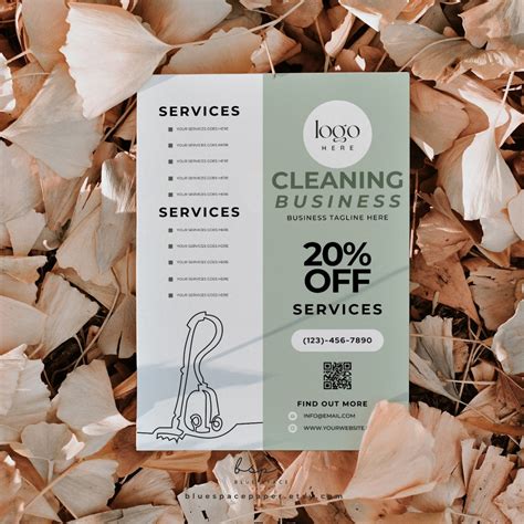 Commercial Cleaning Business Flyer, House Cleaning Flyer Template ...