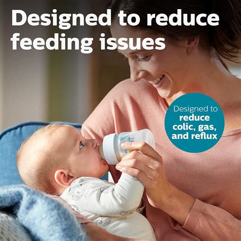 Philips AVENT Anti-Colic Baby Bottle with AirFree Vent All in One Gift ...