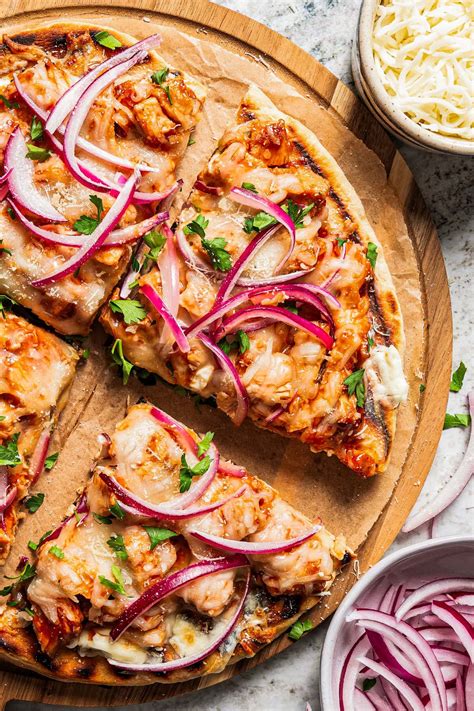 Grilled BBQ Chicken Pizza Recipe