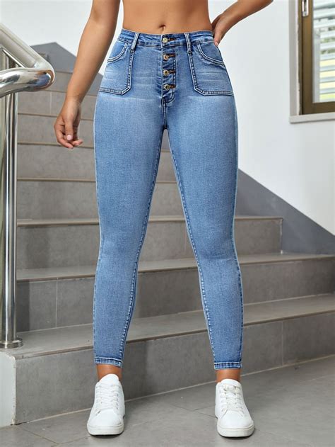 Jeans Skinny, Tight Jeans, Mom Jeans, Women's Jeans, Classy Outfits, Cute Outfits, Jean Sexy ...
