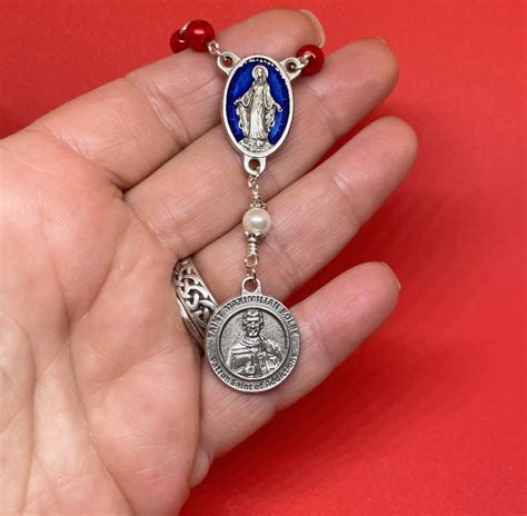 St. Maximilian Kolbe Chaplet Patron Saint of Addiction - Etsy