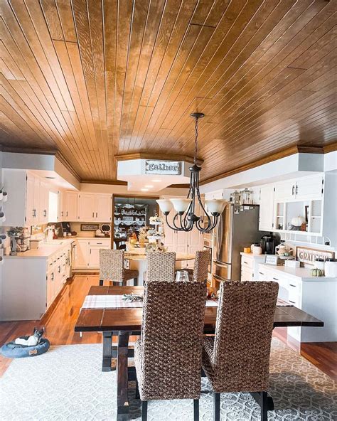 10+ Bold Wooden Ceiling Designs to Elevate Your Farmhouse-style Home