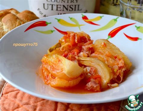 Фенхель тушеный – кулинарный рецепт