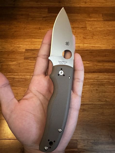 (RARE) Spyderco Shaman - Discontinued BBB Exclusive - CPM 15V & Brown ...