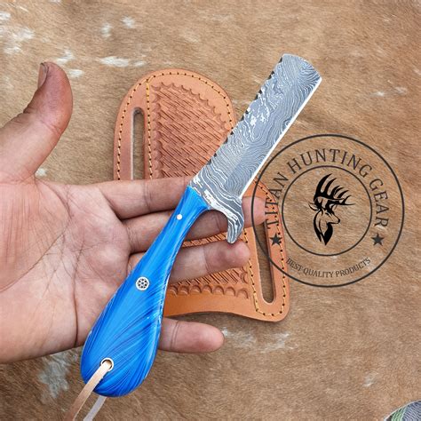 Custom handmade cowboy bull cutter knife – Titan Hunting Gears
