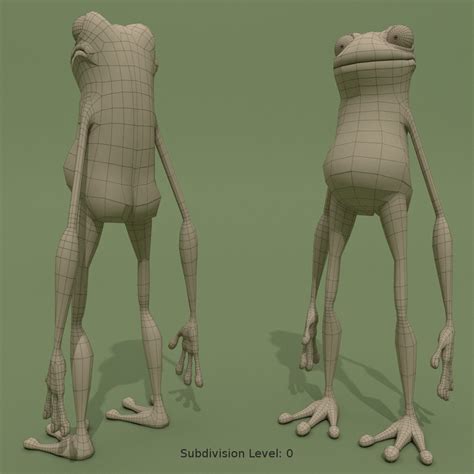 ArtStation - Cartoon Frog with Cool Buttocks | Resources