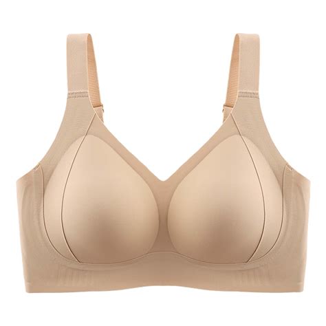 Xiaoxatg Seamless Full Figure Soft Support Bra Side Spill Lift And ...