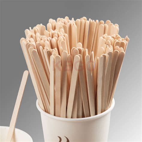 Wooden Coffee Stirrers - Disposable Wooden Cutlery
