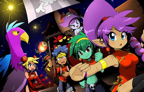 Shantae, Rottytops, Risky Boots, Sky, Bolo, Wrench and tinkerbats by ...