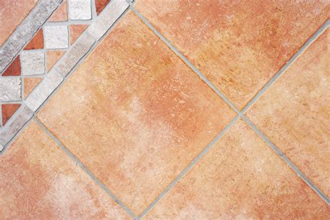 Terracotta Coloured Floor Tiles