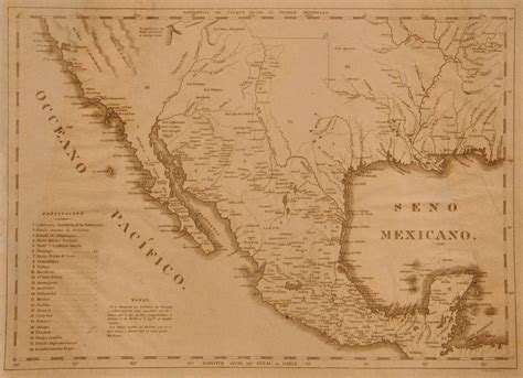 1825 Mapa de Mexico | Mapa de mexico, Mapa de mexico antiguo, Historia ...