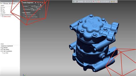 Reverse Engineering A Compressor Using 3D Scan & Geomagic Design X ...