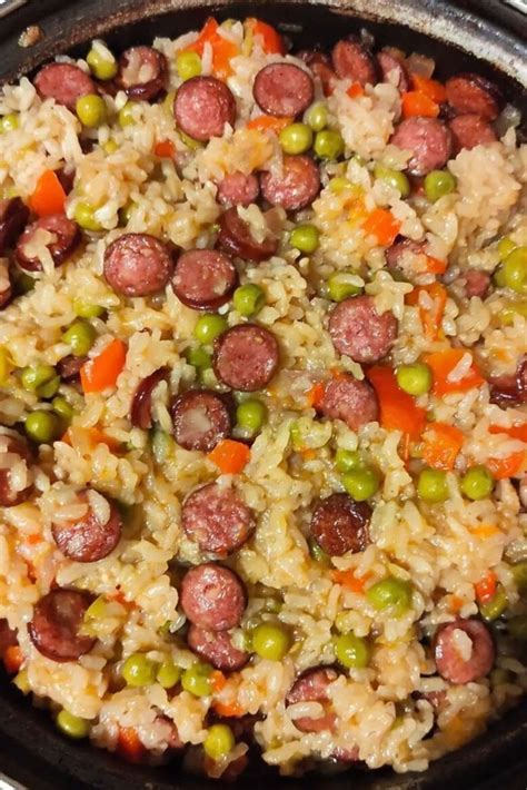 Рис с колбасками-вкусное и простое блюдо для всей семьи | Блюда из риса ...