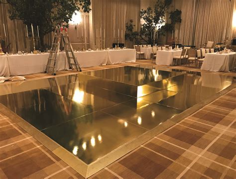 Gold Mirror Dance Floor at Mason Long blog