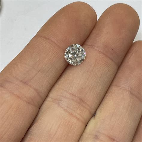 1.33CT Loose Old Mine Cut Diamond Round 6.94x4.05mm Natural Untreated ...