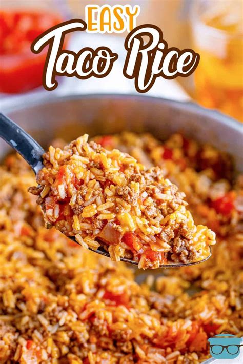 Easy taco rice – Artofit