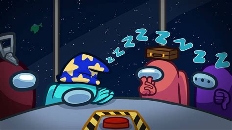 Download Among Us Desktop Sleeping Wallpaper | Wallpapers.com