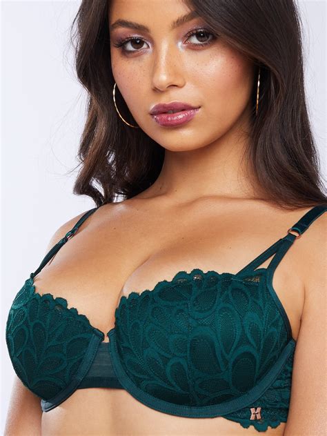 Savage Not Sorry Lightly Gefüttert Lace Balconette Bra in Green | SAVAGE X FENTY Germany