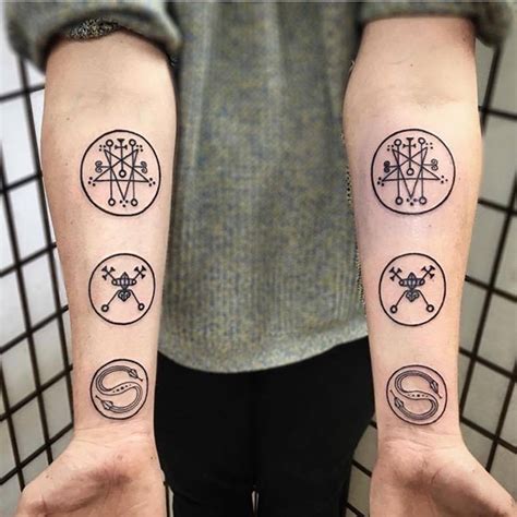 Archangel Michael Sigil Tattoo