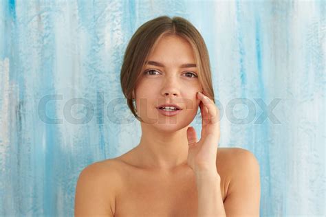 Sensual attractive pretty nude girl posing | Stock image | Colourbox