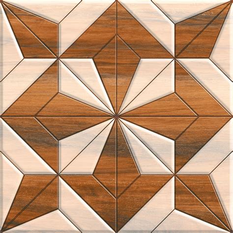 Buy 300x300 BDM EC Geometric Wood Floor and Wall Tiles Online ...