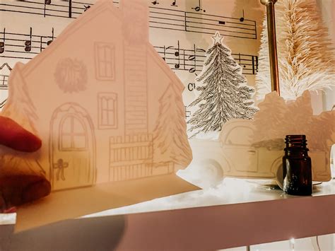 Decorating for Christmas with a Printable Christmas Village