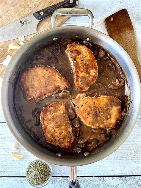 Pork Chop Mushroom Sauce No Cream at Elden Martin blog