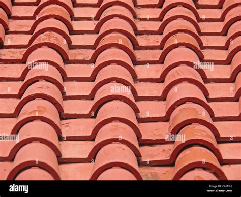 Terra-cotta Roof Tiles Stock Photo - Alamy
