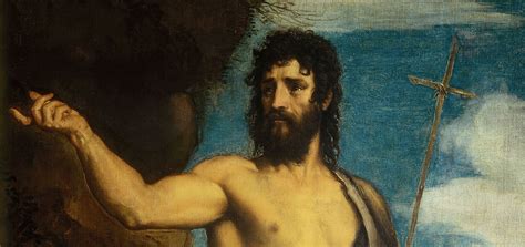 Titian. Saint John the Baptist - Exhibition - Museo Nacional del Prado