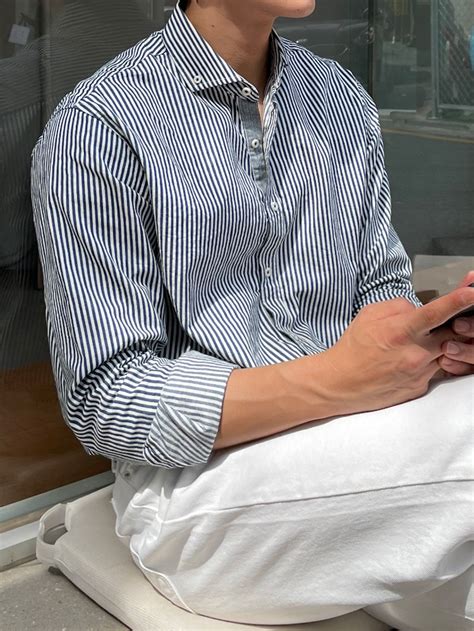 Striped shirt outfit men – Artofit