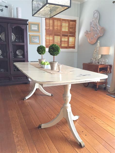 Painted Duncan Phyfe Dining Table