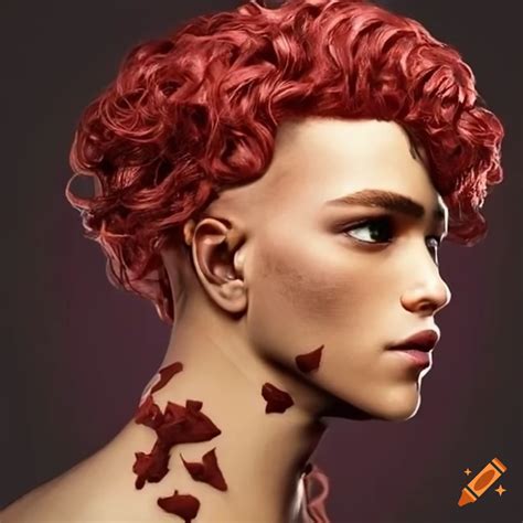 Male poison ivy with loose curls
