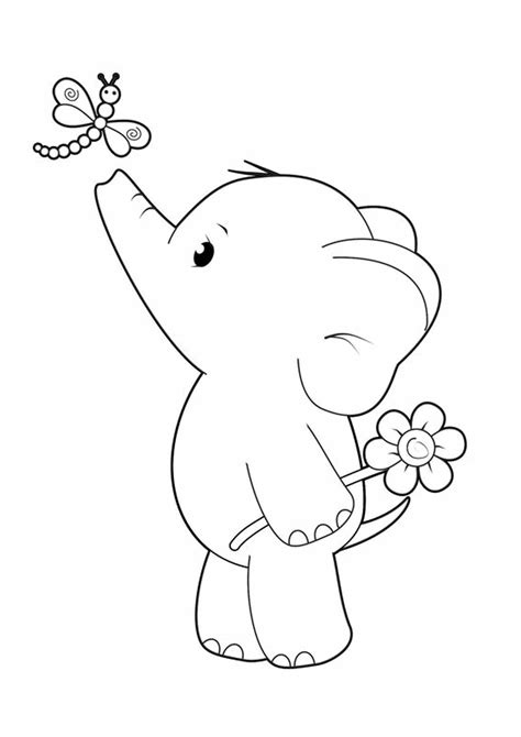 Embark on a Creative Journey with Coloring Pages Elephant