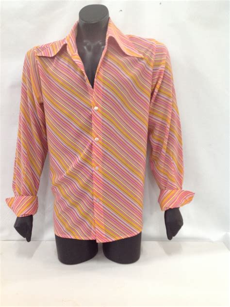 Men's 70's Shirt - Striped - Costume Wonderland