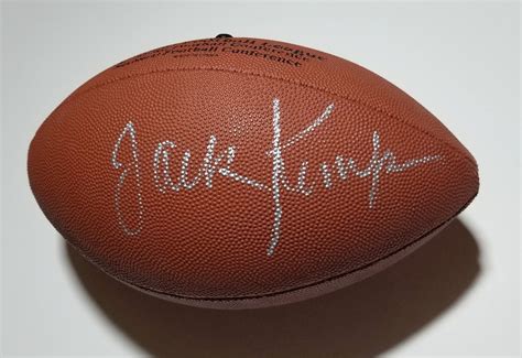 Jack Kemp REAL SIGNED Full Size Wilson NFL Football JSA LOA Autographed ...