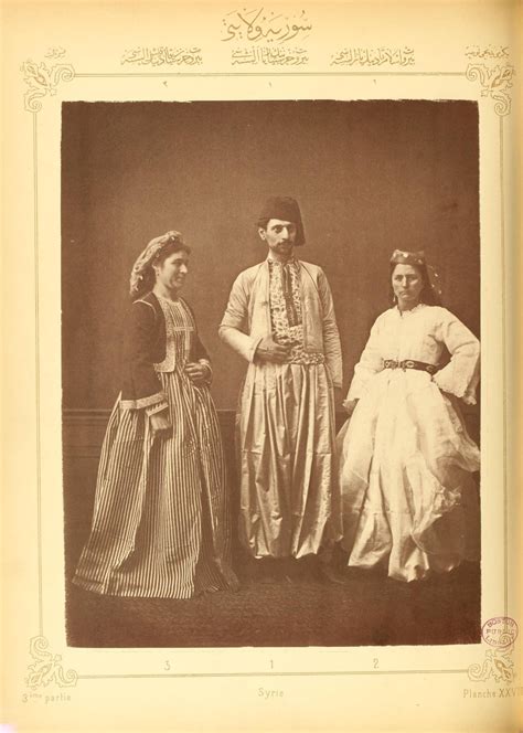 Lebanese traditional clothing, portraits taken by the Ottoman Empire to ...