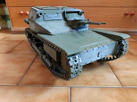 3D-Datei CV-33/L3 RC PANZER 1/6・3D-druckbares Modell zum Herunterladen ...