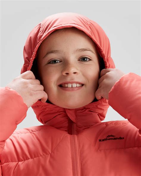 Girls' Epiq Down Jacket - Fruity – Kathmandu NZ