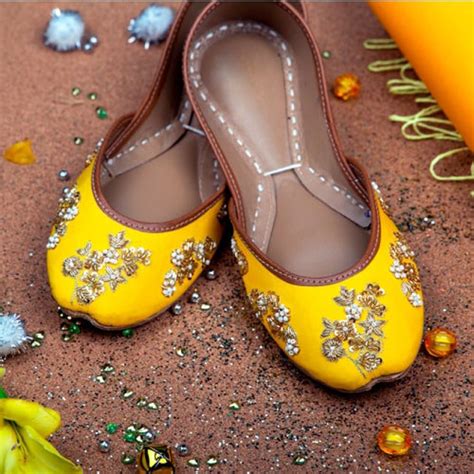 Cadmium Yellow Vibrance Yellow Ballet Flat With Indian - Etsy